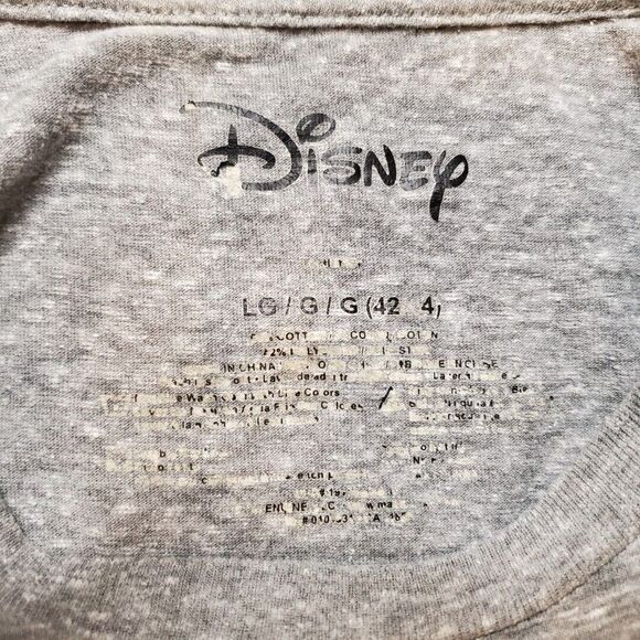Mickey Mouse Disney T-Shirt Mens Large Gray Short Sleeve Graphic 42/44 - Picture 2 of 6